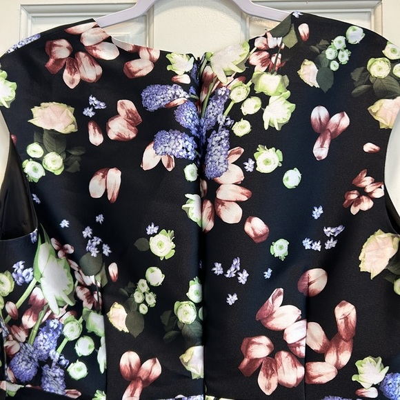 JM Studio by John Meyer NWT AllOccasion or Cocktail Black Floral Dress sz.12 NWT - Picture 12 of 13